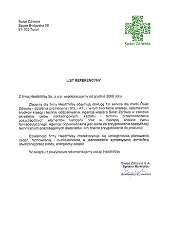 Reference Świat zdrowia